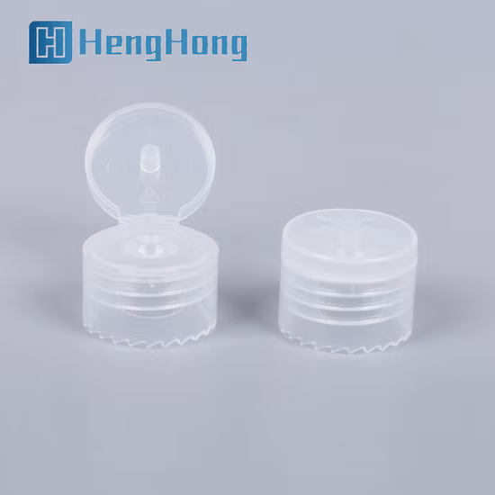Tampa de rosca flip top de água de limpeza da tampa do frasco de plástico cosmético